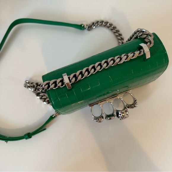 Alexander McQueen Jewelled Satchel Mini Shoulder Bag - Picture 9 of 15